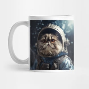 Astronaut Cat in Space - Persian Mug